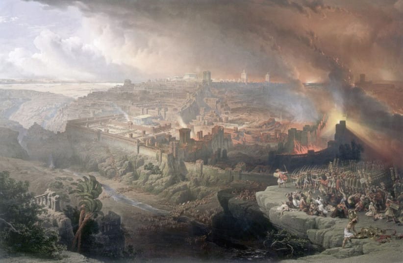 The Siege and Destruction of Jerusalem by David Roberts 1850
