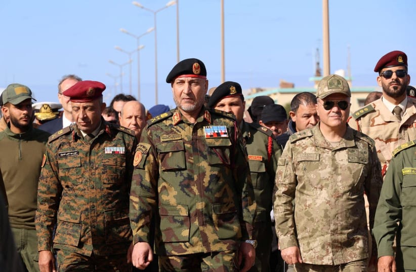 Libya's army chief of staff Mohammed Ali Ahmed Al-Haddad attends a ceremony at a medical training camp on a military base in Al-Khums, Libya, December 21, 2025
