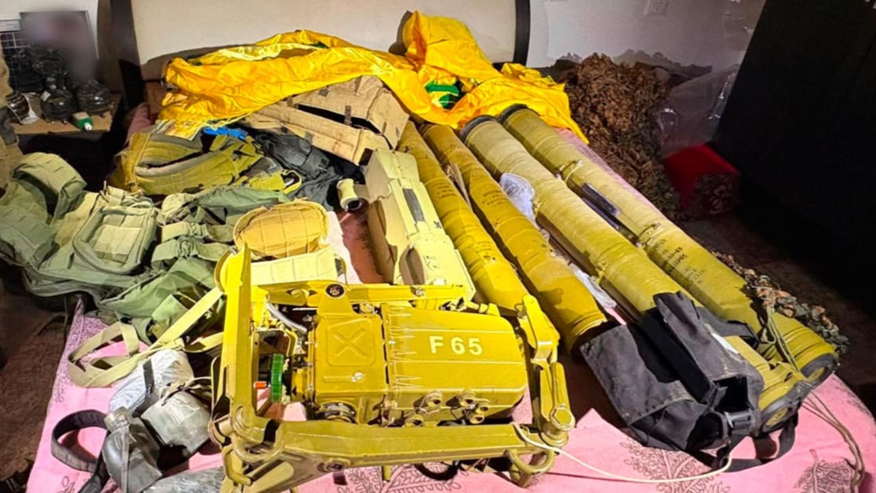 IDF finds rocket launcher, numerous other weapons in civilian home in southern Lebanon, July 7, 2026.