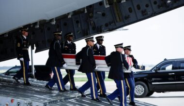 4 US soldiers killed in Iran war return to American soil