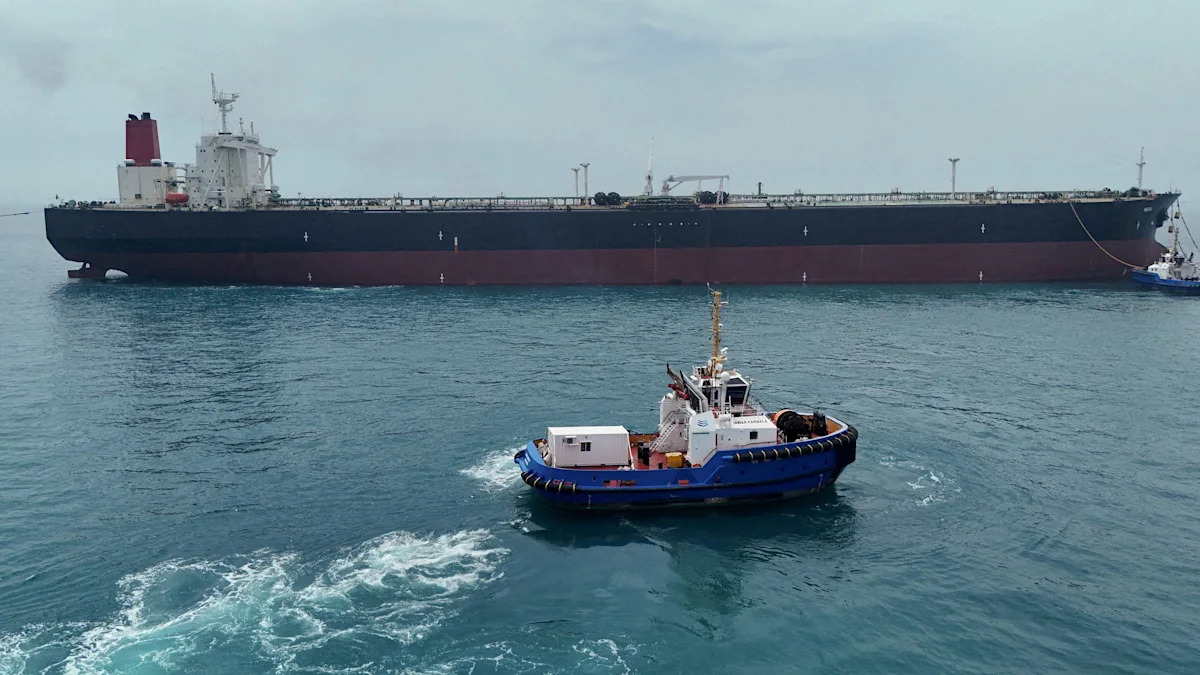 Strait of Hormuz traffic slows as Trump threatens another blockade