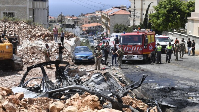 Israeli drone strike kills one in Lebanon as ceasefire talks enter second day