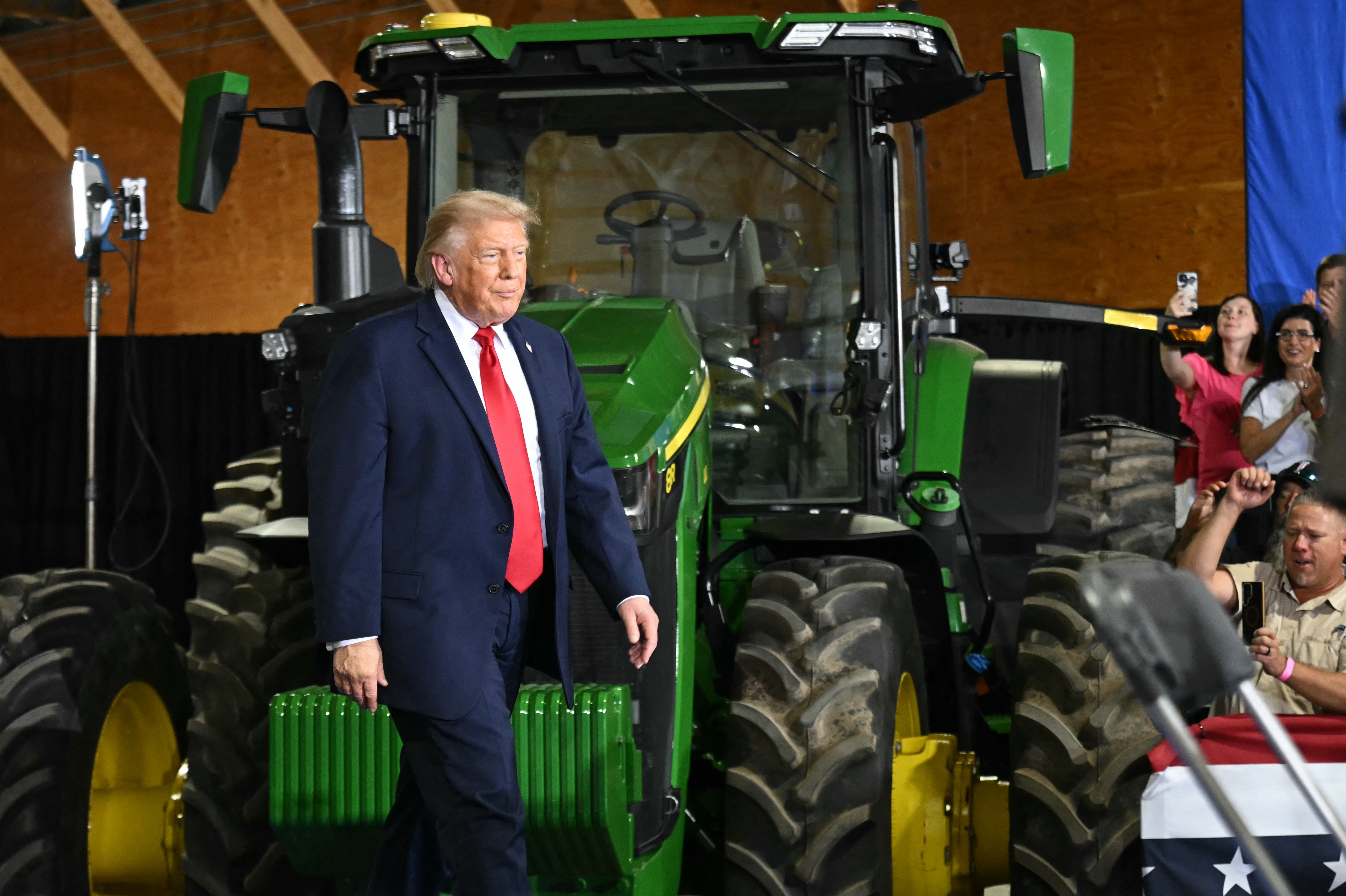 During the interview, the president called the US economy a “renaissance,” despite polls showing most Americans are concerned about the direction the economy is moving in