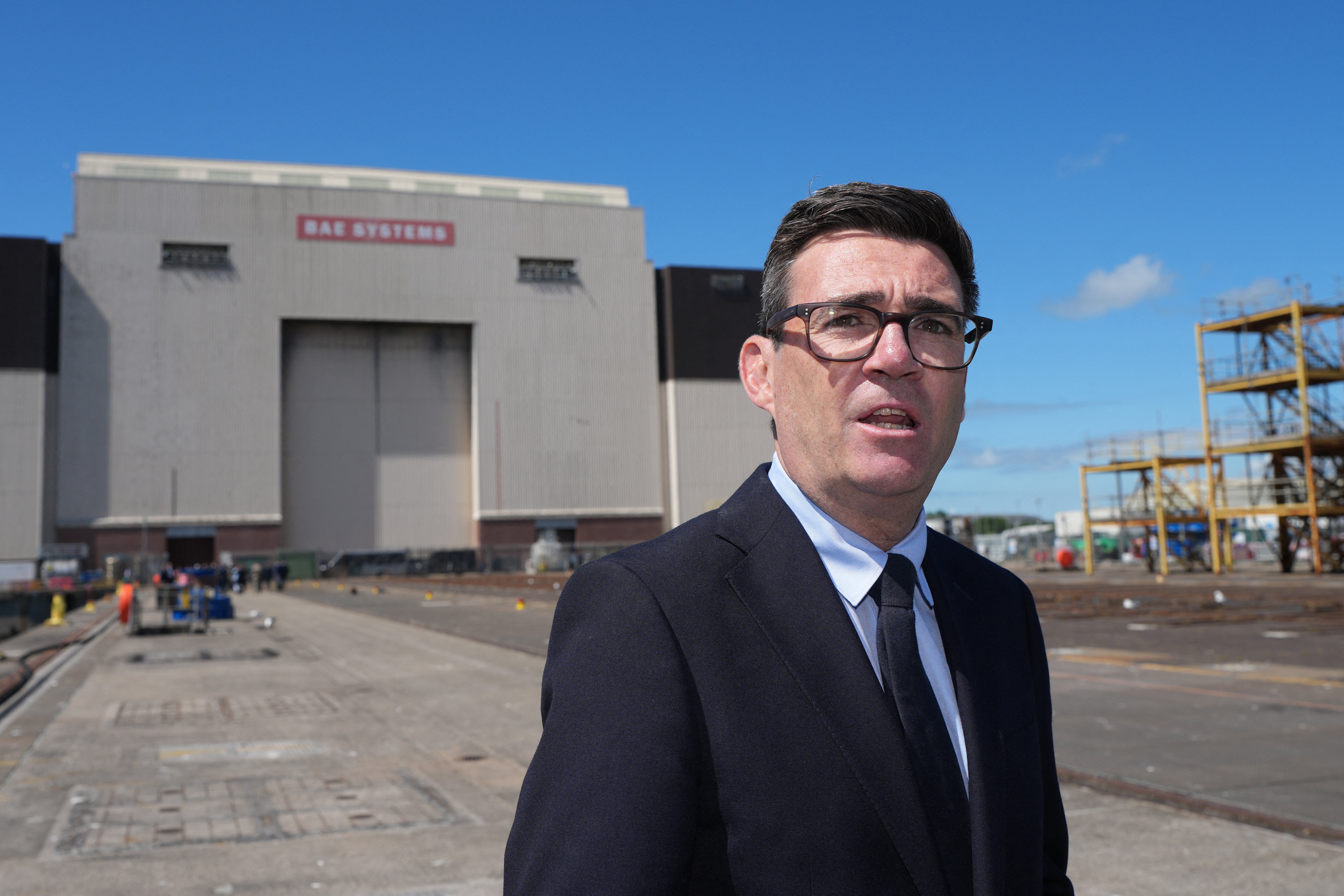 Prime minister Andy Burnham has declined to commit to the UK increasing its defence spending to 3 per cent of GDP by 2030
