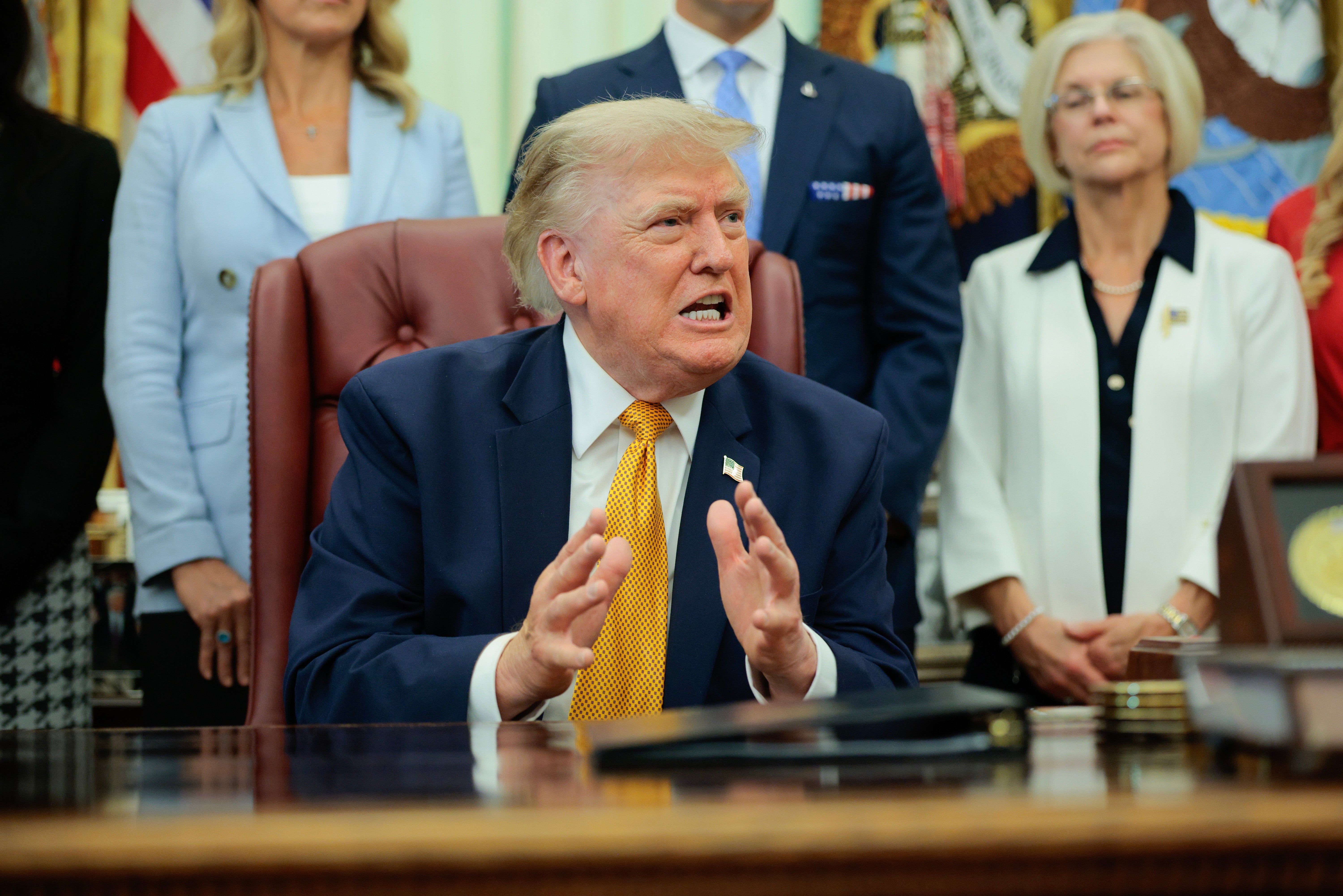 Donald Trump ranted about Iran’s description of U.S.-Iran negotiations on Monday