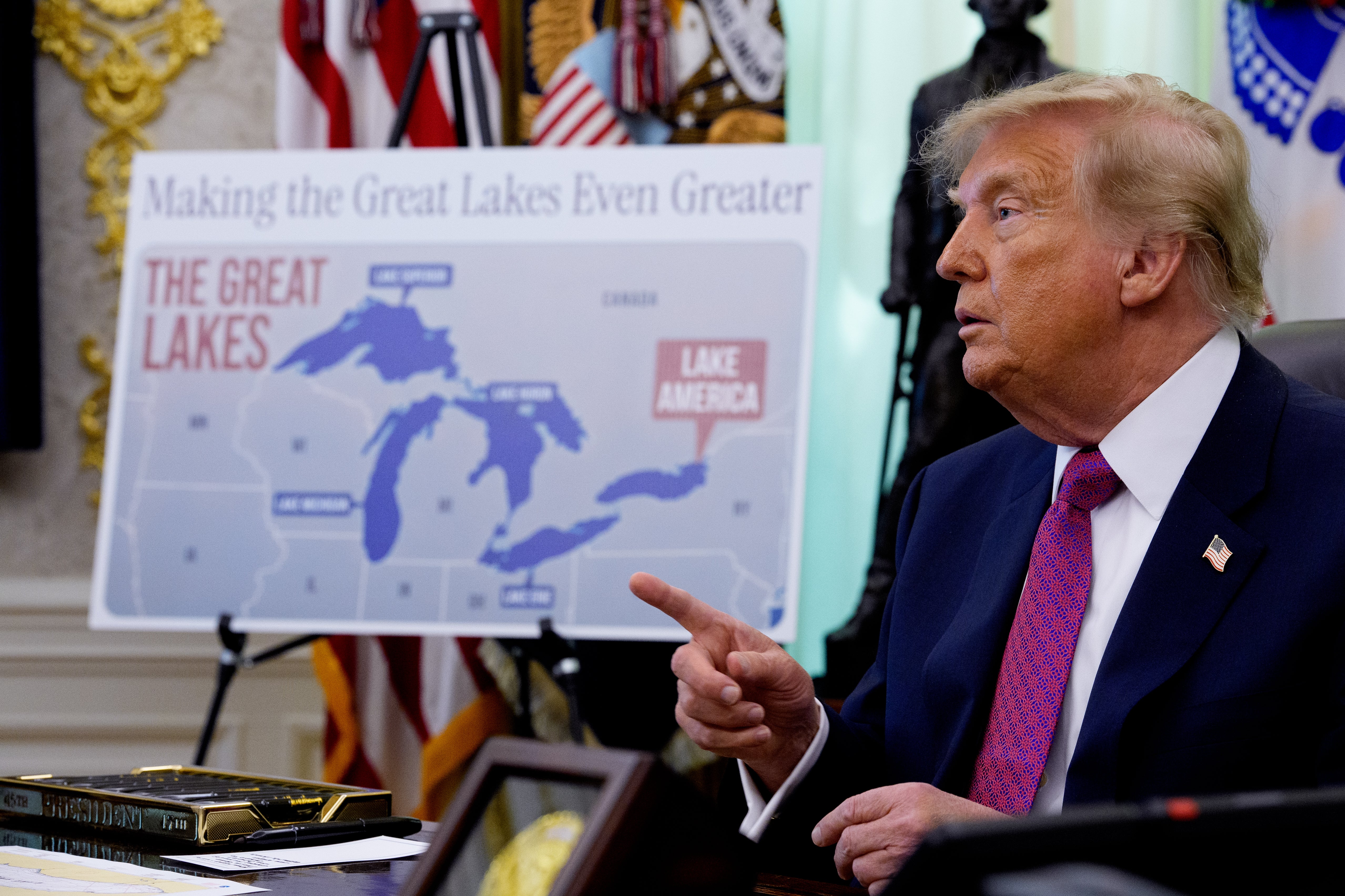 President Trump signed an executive order to rename Lake Ontario as 