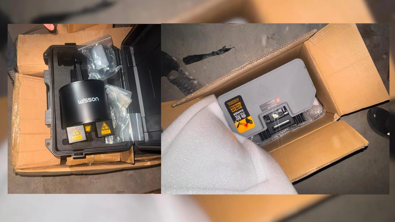 Law enforcement raids a warehouse as part of an investigation into a company accused of purchasing drones from China for use in drugs and weapons smuggling.