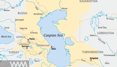 WANA - Caspian Sea map