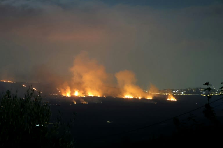Lebanon accuses Israel of burning forest, farmland in south