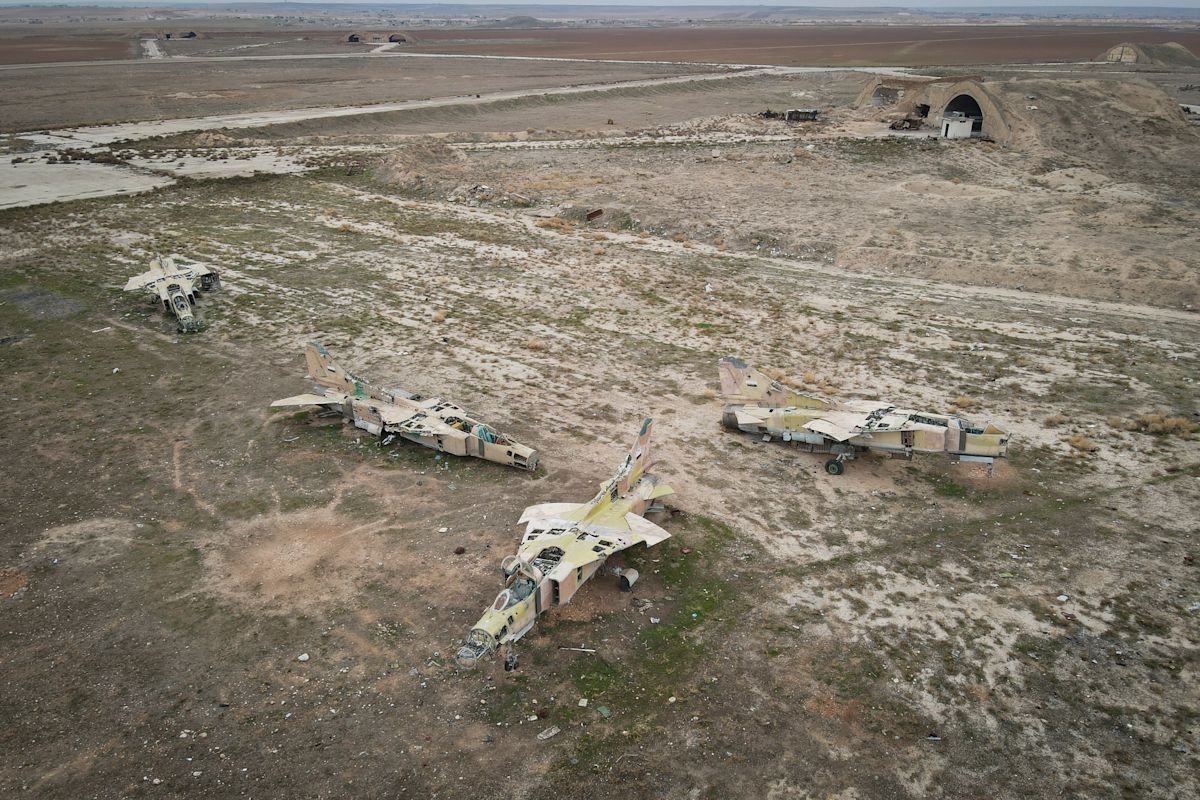 Israeli strikes hit an air base hours after a Turkish delegation visit, Syrian officials say