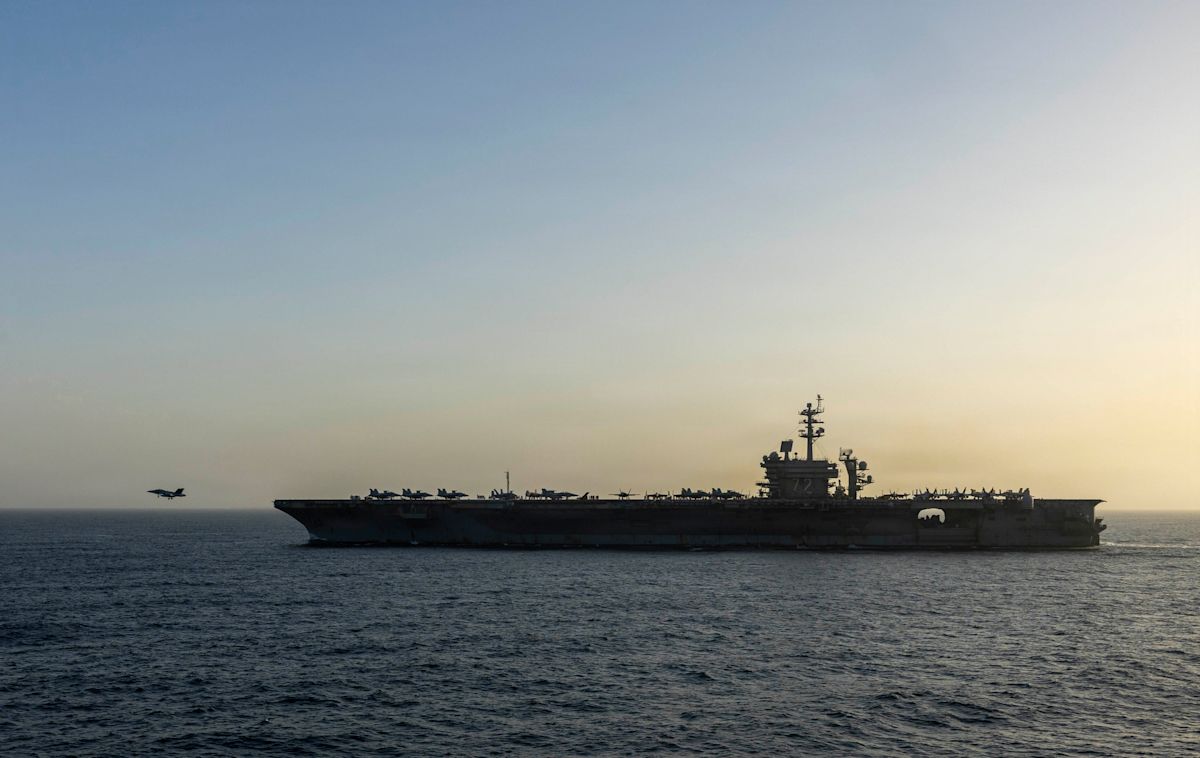 USS Abraham Lincoln's supply issues stem from Iran's Bahrain naval base attacks