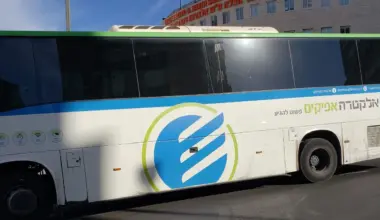 Illustrative image of an Electra-Afikim bus.