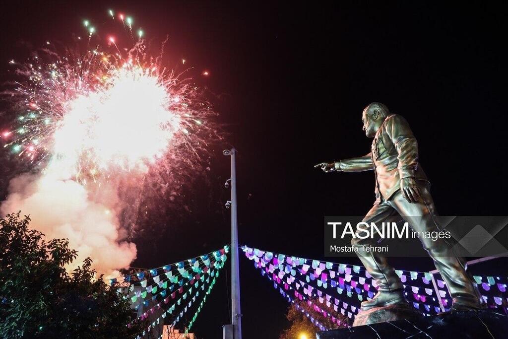 Photo: TASNIM חגיגות ב טהרן איראן לציון 200 ימים להפגנות תמיכה במשטר מאז תחילת המלחמה