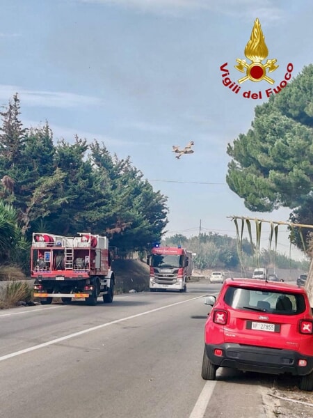 1 Incendi in provincia di Palermo 25 luglio 2025