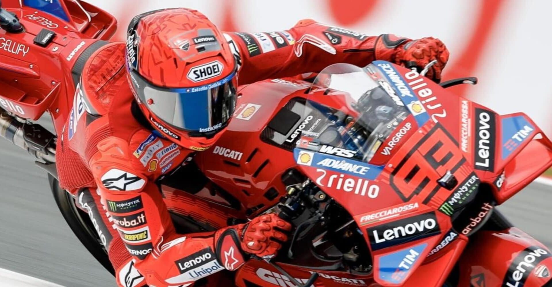 segui la gara di Bagnaia e Marquez live