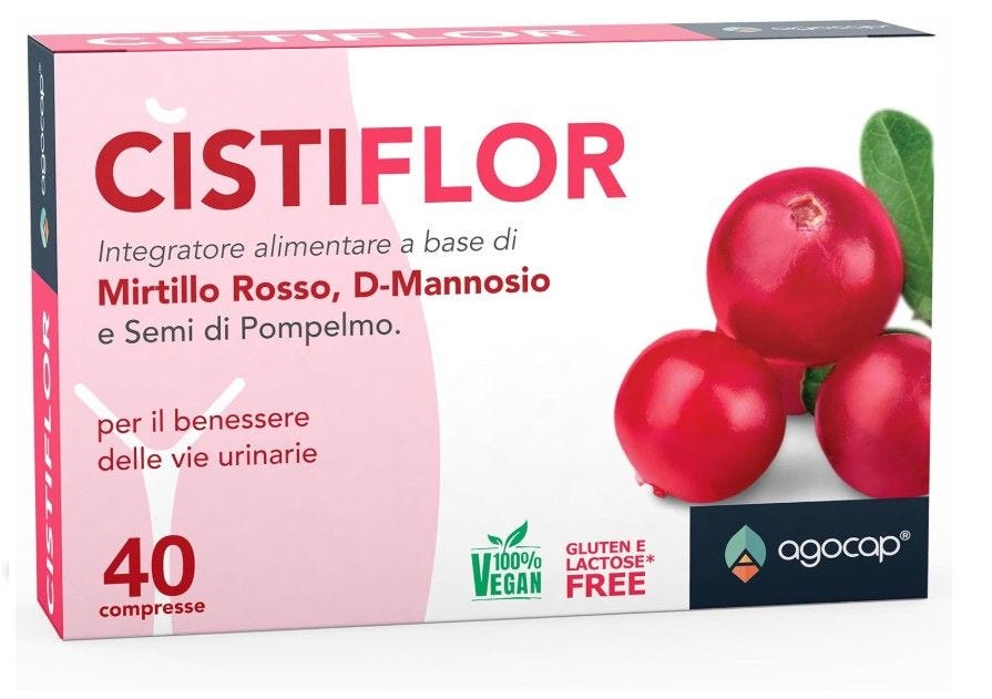 Cistiflor, con mirtillo rosso e D-mannosio protegge le vie urinarie