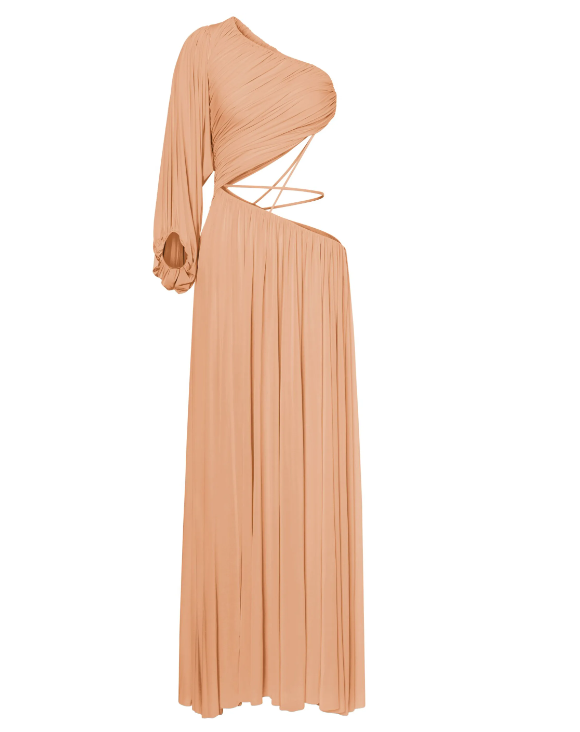 Vestito rosa corallo con dettagli cut-out, Philosophy Di Lorenzo Serafini