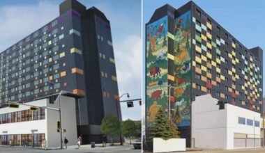 In Canada a Edmonton un murale accende la città. Non solo arte ma anche energia pulita. « 3B Meteo