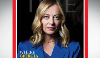 Meloni sulla copertina del "Time": figura centrale dell'establishment europeo