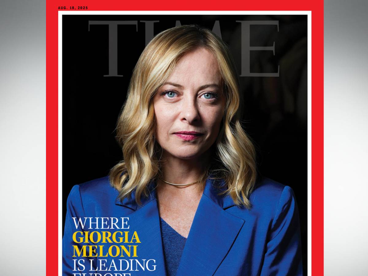 Meloni sulla copertina del "Time": figura centrale dell'establishment europeo