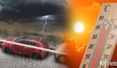 Cronaca Meteo Italia - Nord ancora bersagliato da forti temporali e grandine, picco del caldo africano al Sud. 44° in Puglia. Situazione (foto/video) e previsione. « 3B Meteo