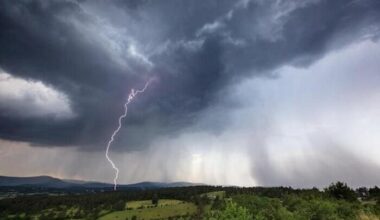 tra poche ore scoppieranno Temporali anche forti, le zone colpite entro sera