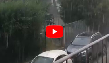 Grandinata intensa a Loreto, forti Temporali su abbattono su Ancona e provincia, il Video