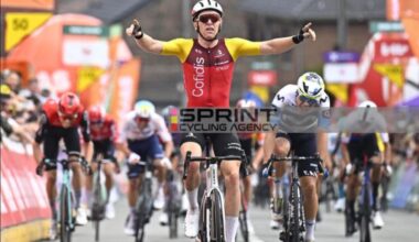 TOUR DE WALLONIE. TAPPA E MAGLIA PER KNIGHT CHE BATTE MILESI A SAMBREVILLE: 5° MOZZATO