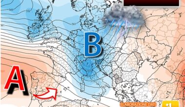 nel Weekend nuovo peggioramento del Tempo, le zone colpite Sabato e Domenica