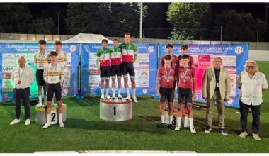 ITALIANI GIOVANILI FIRENZE. TRA GLI ALLIEVI I TITOLI DELLA VELOCITA' A SQUADRE VANNO A FRIULI E LOMBARDIA