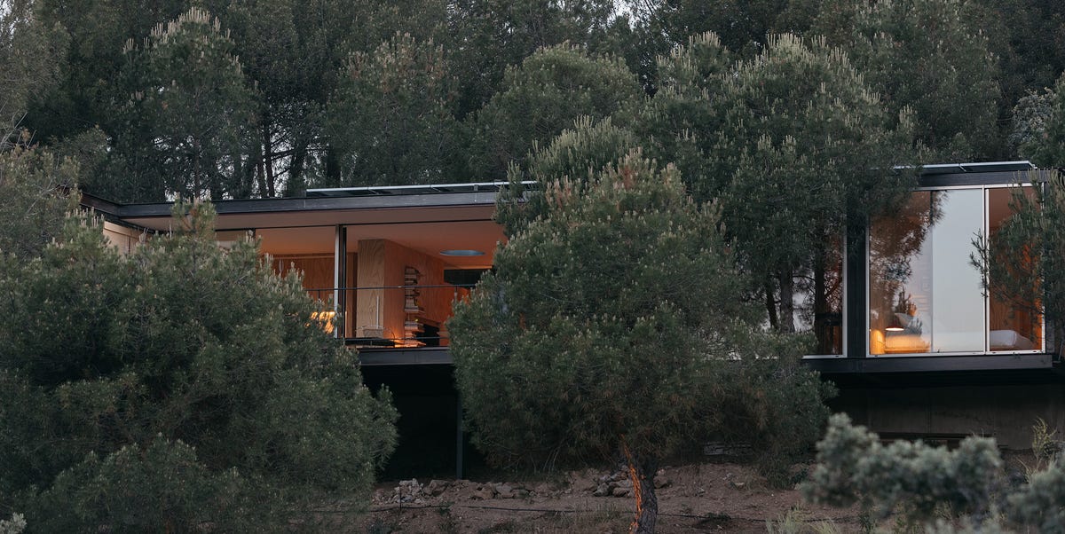Tre mini-case nel bosco | Elle Decor