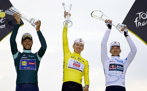 Pogacar vince il Tour de France 2025: la classifica finale