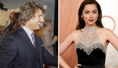 Tom Cruise e Ana de Armas felici e sorridenti al concerto degli Oasis