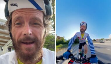 Jovanotti in bici da Cortona al Friuli per il «bike concert». «Sono 770 km, uno per ogni giorno che è passato dall'incidente»