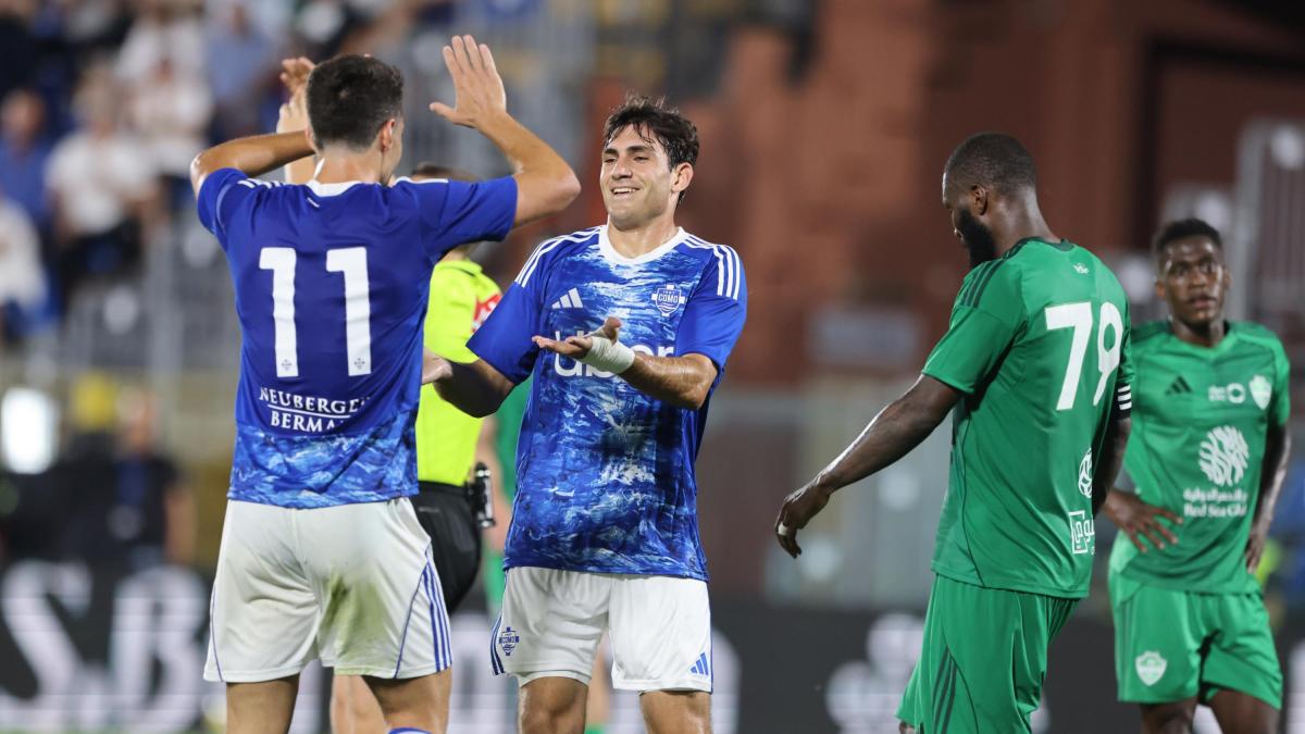 Il Como fa sul serio: 3 gol all'Al Ahli. Cutrone e Azon in gol, Fabregas può sorridere