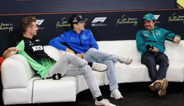 Formula 1, conferenza piloti Spa: Alonso, Colapinto, Sainz, Antonelli, Hulkenberg