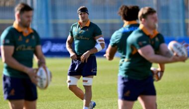 Contro i Lions l'Australia con Nick Champion de Crespigny, baronetto