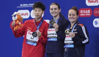 Mondiali a Singapore, impresa Pellacani: bronzo dal trampolino 1 metro