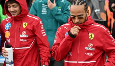 Hamilton e il giallo delle nuove parti della Ferrari: «Leclerc le ha provate prima di me». Poi le scuse: «È colpa mia»