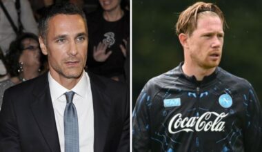 Raoul Bova vuole denunciare il Napoli per aver utilizzato l'audio con Ceretti per promuovere De Bruyne