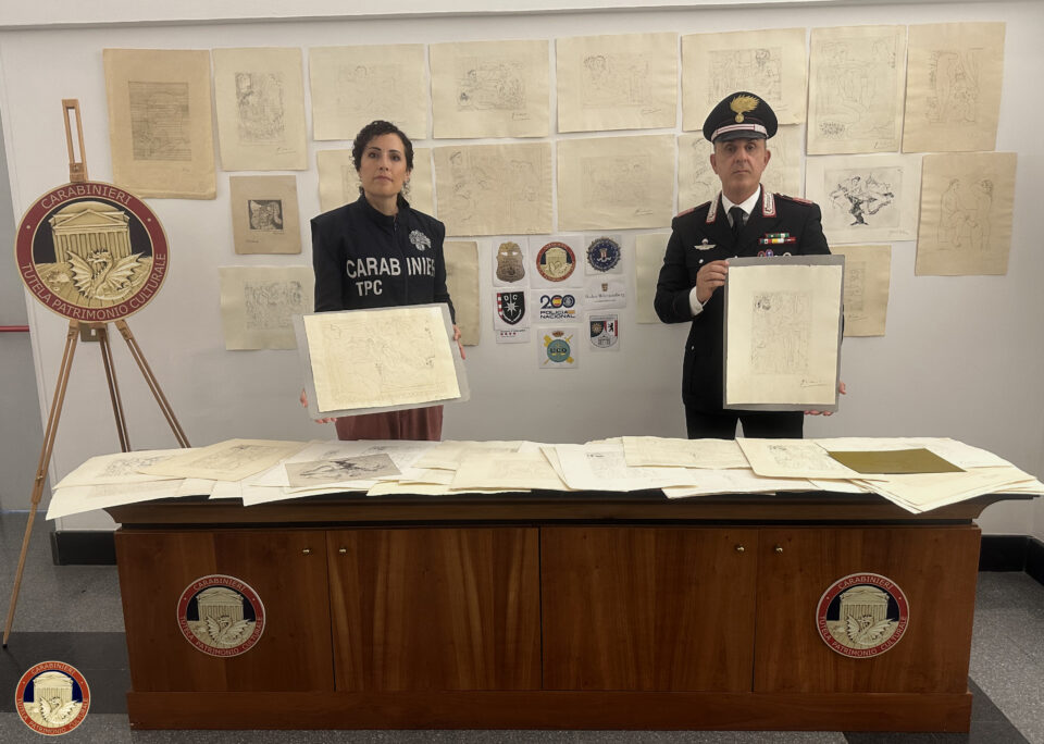 Falsi Picasso smascherati dai Carabinieri: decisivo l’intervento del critico d’arte Michele Tavola