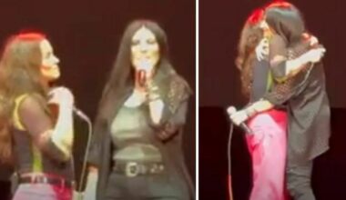 Alanis Morissette e Laura Pausini, duetto a sorpresa al Roma Summer Fest sulle note di Ironic. I messaggi: «Oddio, sto svenendo»