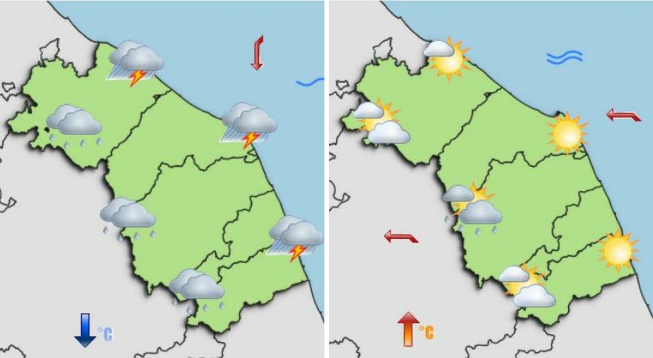 temporali, rischio grandinate e allerta gialla. Ecco le previsioni dei prossini giorni