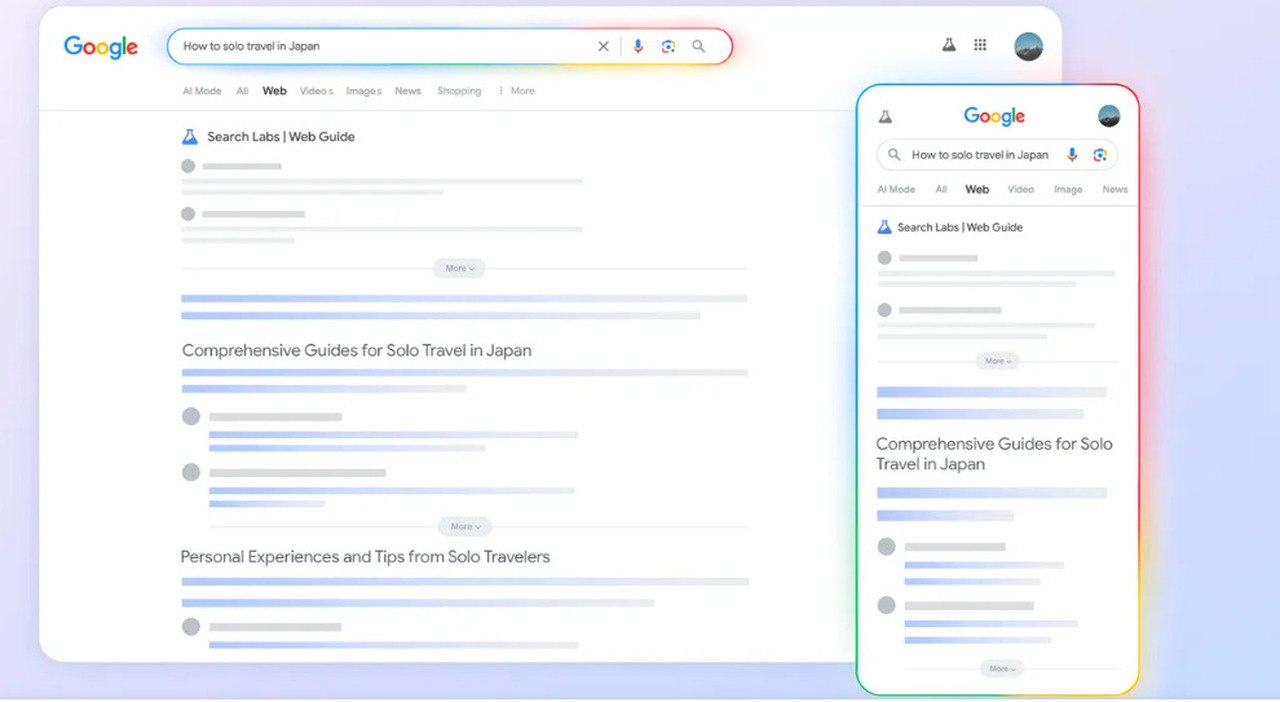 Google lancia Web Guide e rivoluziona la ricerca: l'IA organizzerà i risultati