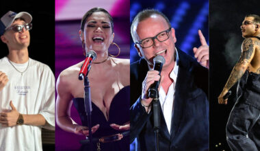 Pagelle Gigi D'Alessio - Uno come te, top e flop della serata: Elodie napoletana nell'anima (9), Lda intimo (7), scugnizzi Geolier, Clementino e Guè (8)