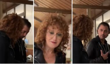 «Che cosa hai ordinato?». Il divertente siparietto nell'androne del palazzo
