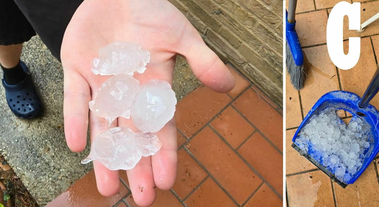 sulle Marche arriva Circe. Grandine e allagamenti VIDEO