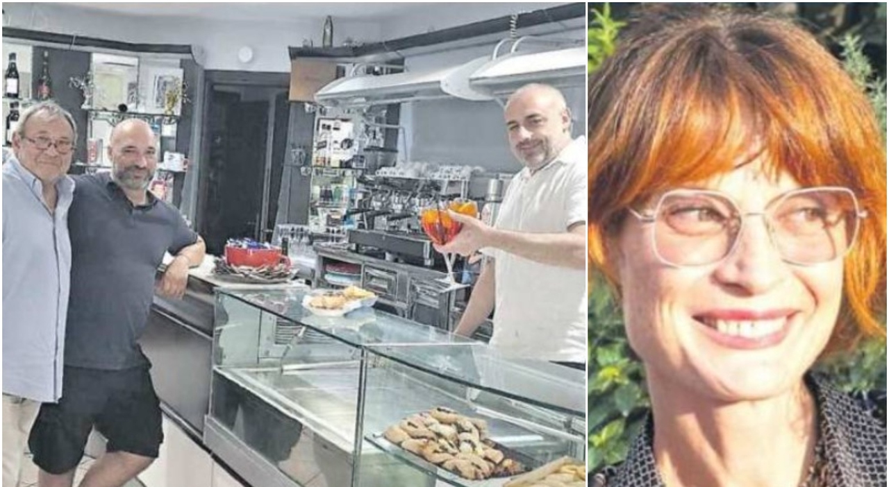 La regista e la conduttrice: così il bar all