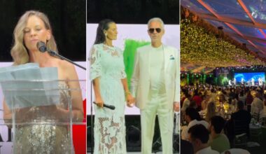 gli ospiti vip (da Kevin Spacey a Hilary Swank), il menù, l'asta record e l'esibizione di Patti Smith