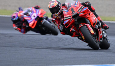 Bagnaia (Ducati) davanti a Martin
